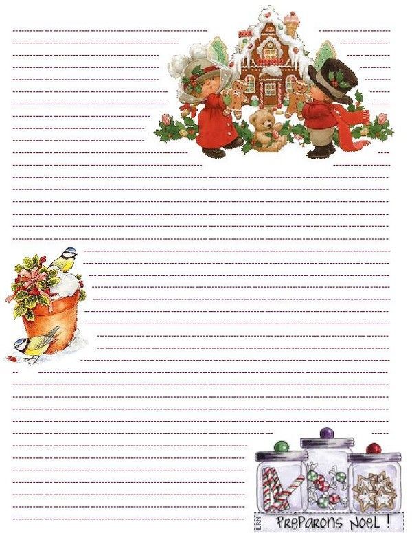 Lot 60 Feuilles Papier à Lettre Noël Vintage - Lettres Père Noël, Cartes Remerciement Et Listes Vœux